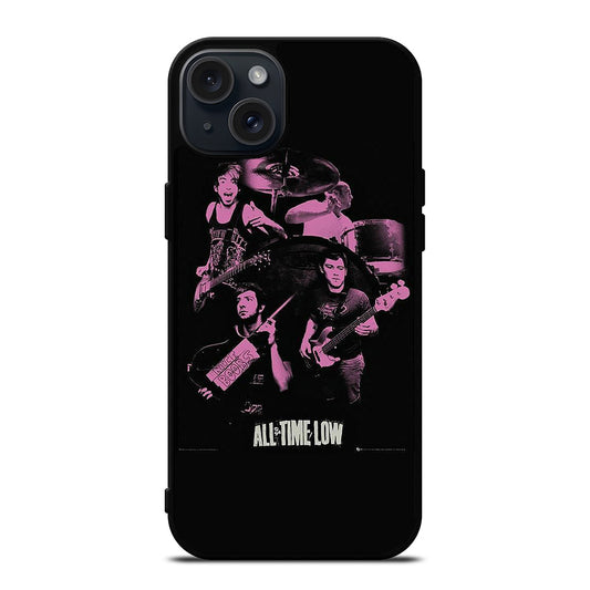 ALL TIME LOW BAND POSTER iPhone 15 Plus Case Cover