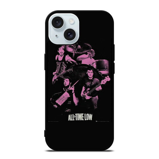 ALL TIME LOW BAND POSTER iPhone 15 Case Cover