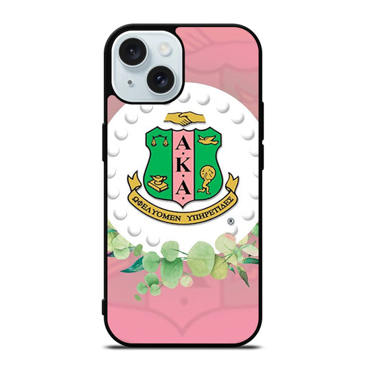 ALPHA KAPPA ALPHA LOGO 2 iPhone 15 Case Cover