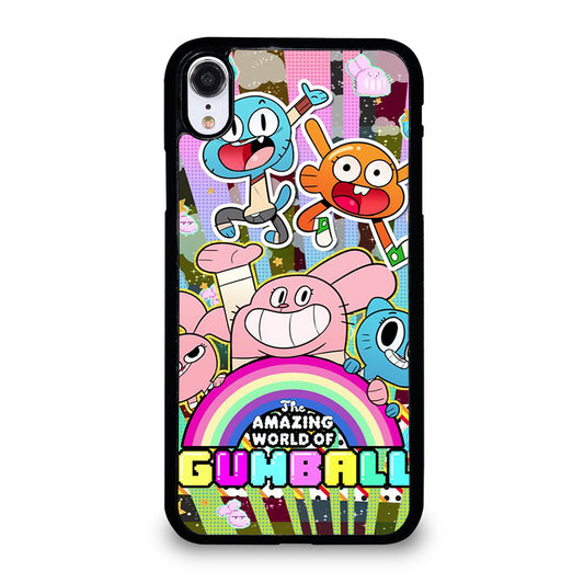 AMAZING WORLD OF GUMBALL CHARACTER CARTOON iPhone XR Case Cover