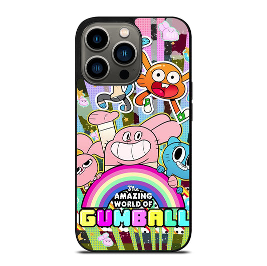 AMAZING WORLD OF GUMBALL CHARACTER CARTOON iPhone 13 Pro Case Cover