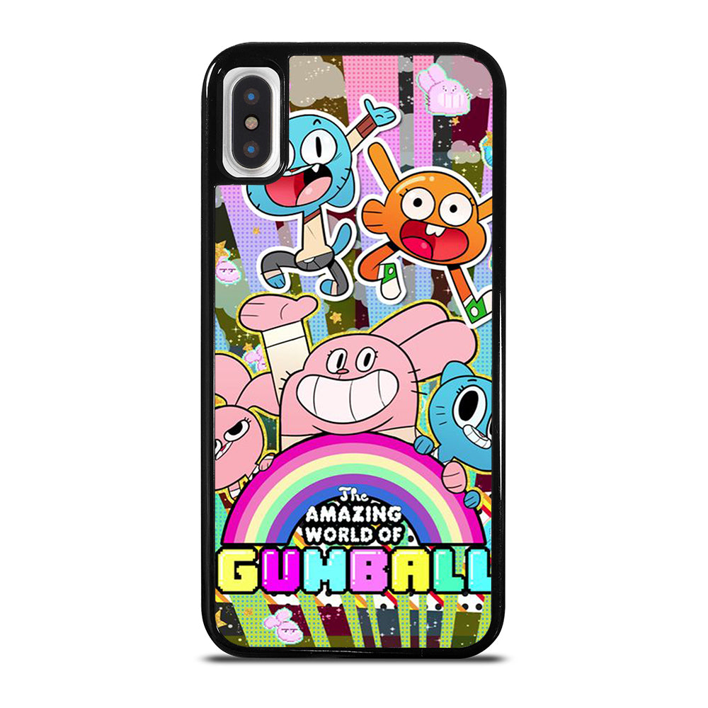 AMAZING WORLD OF GUMBALL CHARACTER CARTOON iPhone X / XS Case Cover