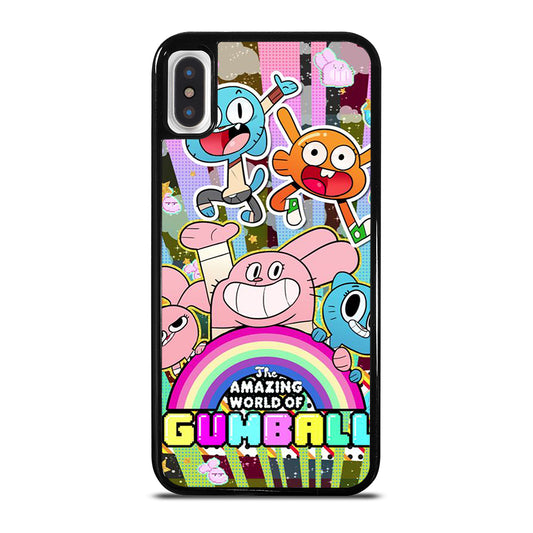 AMAZING WORLD OF GUMBALL CHARACTER CARTOON iPhone X / XS Case Cover