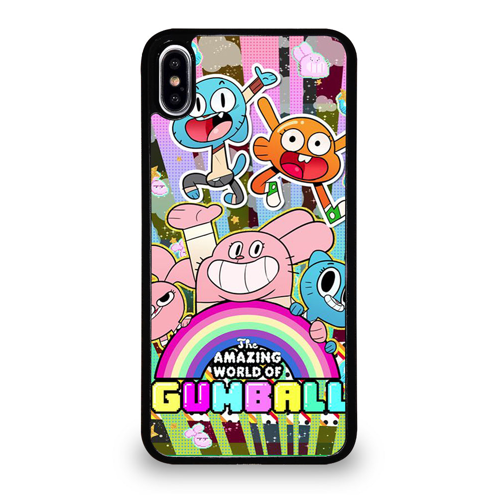 AMAZING WORLD OF GUMBALL CHARACTER CARTOON iPhone XS Max Case Cover