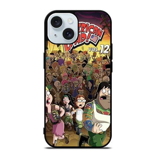 AMERICAN DAD CHARACTER iPhone 15 Case Cover
