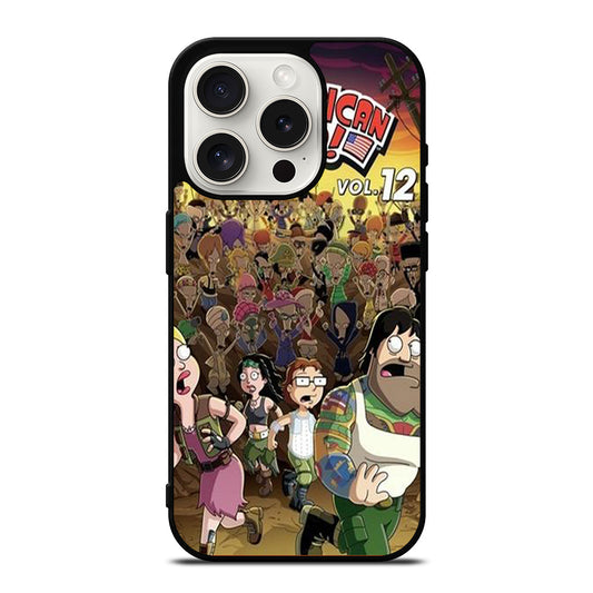AMERICAN DAD CHARACTER iPhone 15 Pro Case Cover