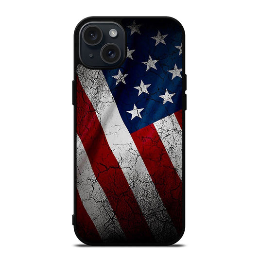 AMERICAN FLAG 3 iPhone 15 Plus Case Cover