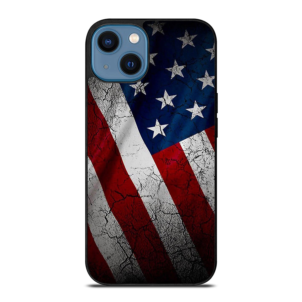 AMERICAN FLAG 3 iPhone 14 Case Cover