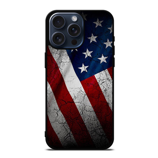 AMERICAN FLAG 3 iPhone 15 Pro Max Case Cover