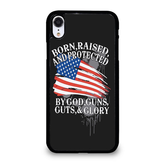 AMERICAN FLAG QUOTE iPhone XR Case Cover