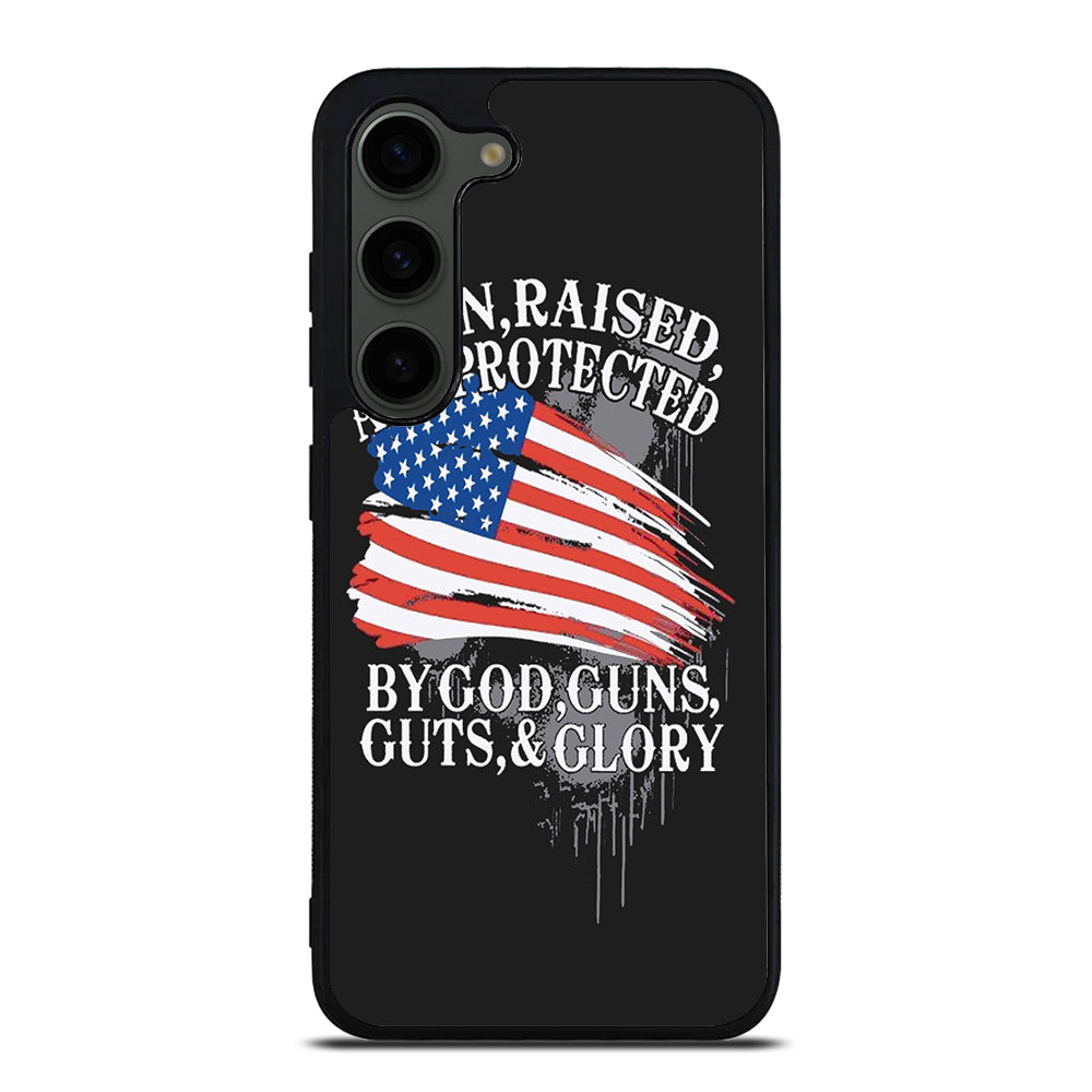 AMERICAN FLAG QUOTE Samsung Galaxy S23 Plus Case Cover