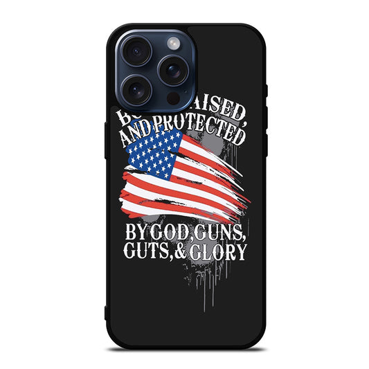 AMERICAN FLAG QUOTE iPhone 15 Pro Max Case Cover