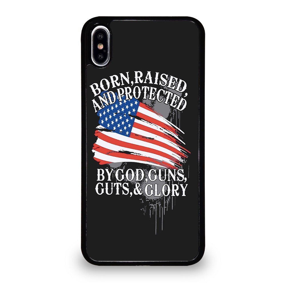 AMERICAN FLAG QUOTE iPhone XS Max Case Cover
