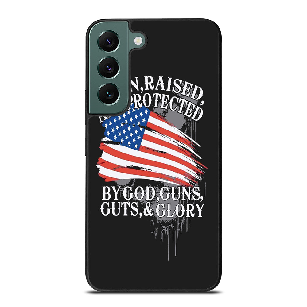 AMERICAN FLAG QUOTE Samsung Galaxy S22 Case Cover