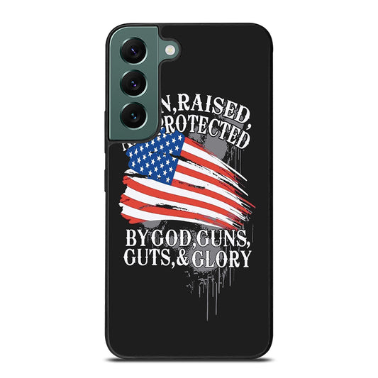 AMERICAN FLAG QUOTE Samsung Galaxy S22 Case Cover
