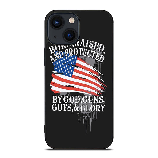 AMERICAN FLAG QUOTE iPhone 14 Plus Case Cover