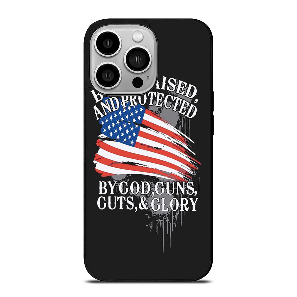 AMERICAN FLAG QUOTE iPhone 14 Pro Case Cover