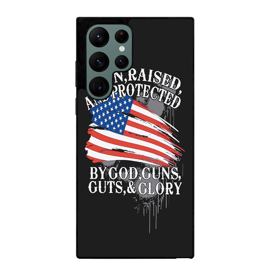 AMERICAN FLAG QUOTE Samsung Galaxy S22 Ultra Case Cover