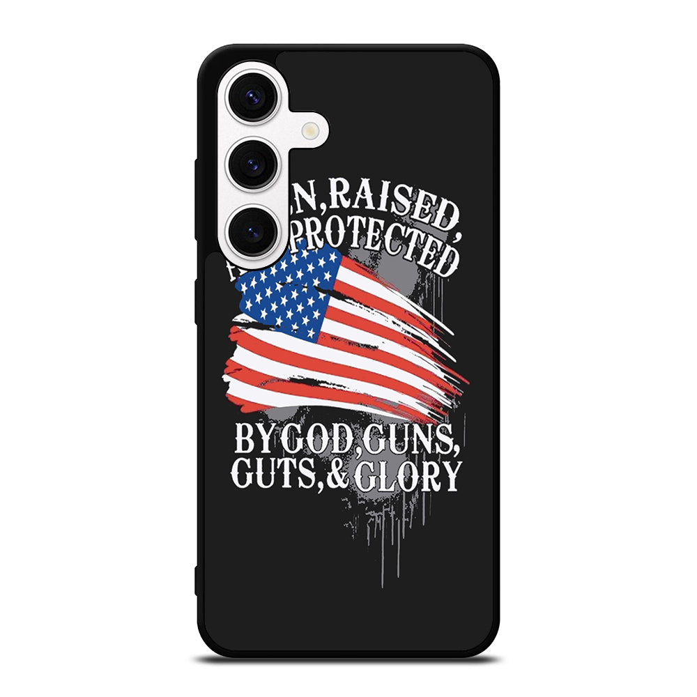 AMERICAN FLAG QUOTE Samsung Galaxy S24 Case Cover