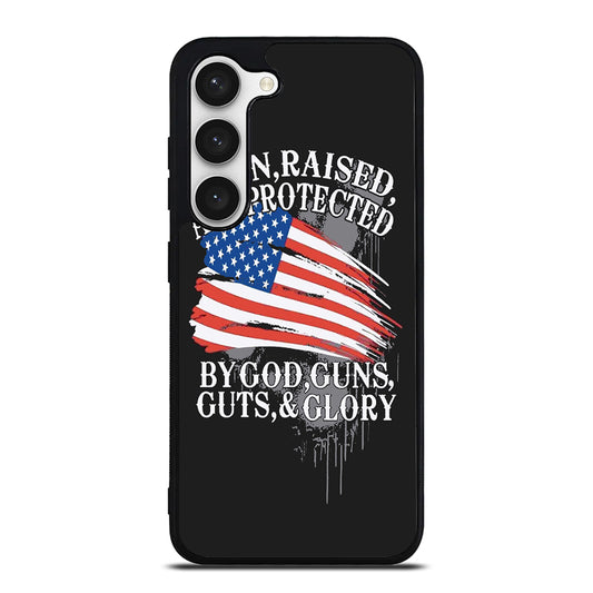 AMERICAN FLAG QUOTE Samsung Galaxy S23 Case Cover