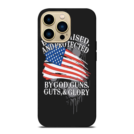 AMERICAN FLAG QUOTE iPhone 14 Pro Max Case Cover