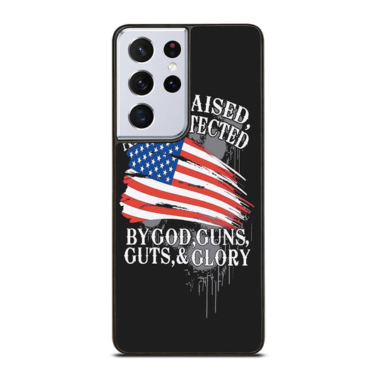 AMERICAN FLAG QUOTE Samsung Galaxy S21 Ultra Case Cover