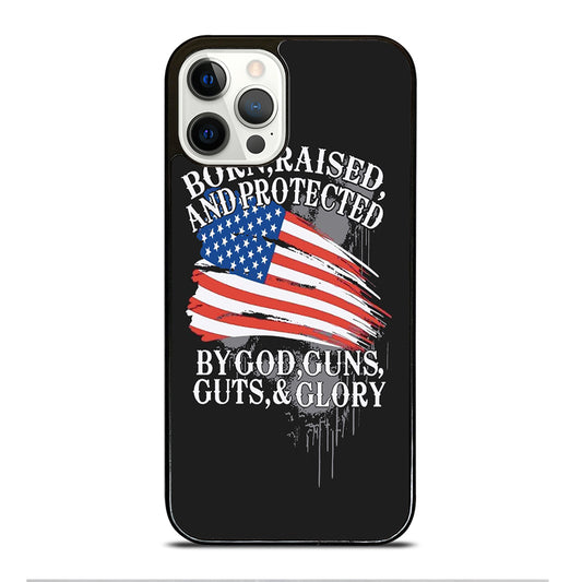 AMERICAN FLAG QUOTE iPhone 12 Pro Case Cover