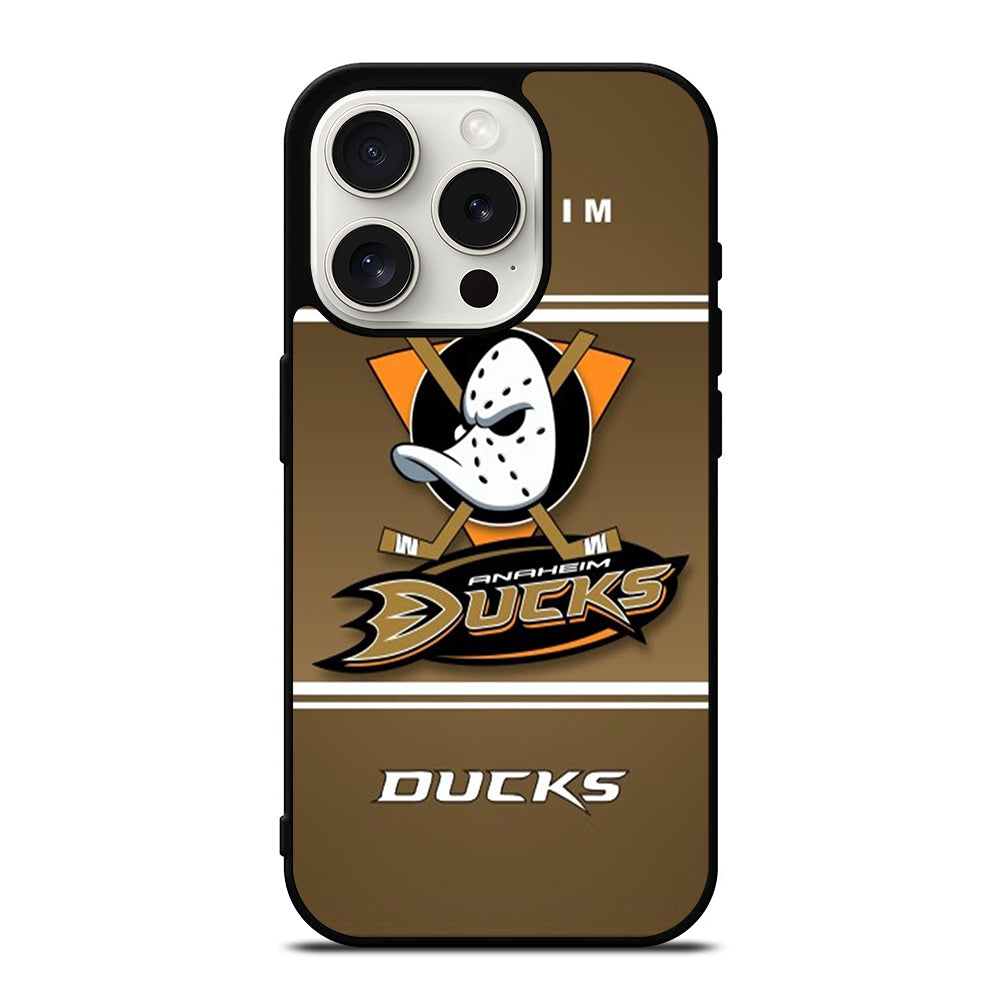 ANAHEIM DUCKS HOCKEY SYMBOL 2 iPhone 15 Pro Case Cover