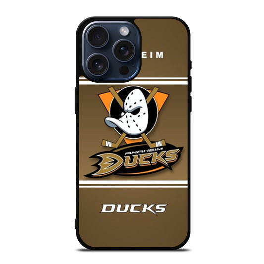 ANAHEIM DUCKS HOCKEY SYMBOL 2 iPhone 15 Pro Max Case Cover