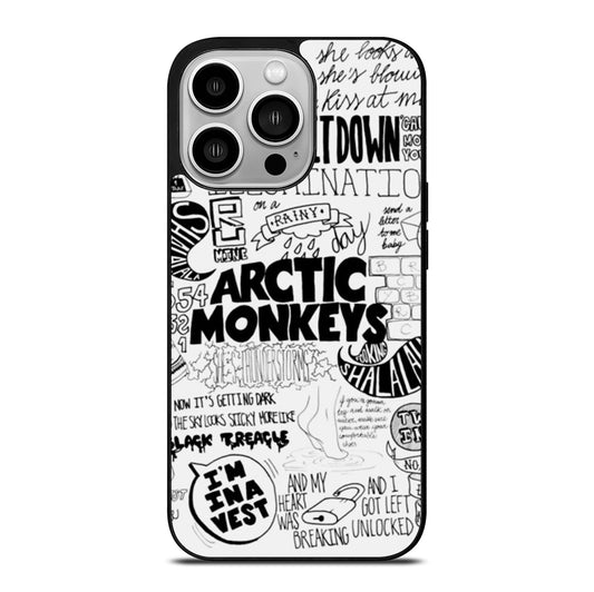 ARCTIC MONKEYS BAND LYRIC iPhone 14 Pro Case Cover