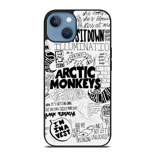 ARCTIC MONKEYS BAND LYRIC iPhone 13 Case Cover
