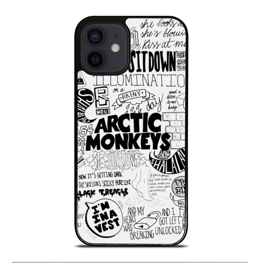 ARCTIC MONKEYS BAND LYRIC iPhone 12 Mini Case Cover