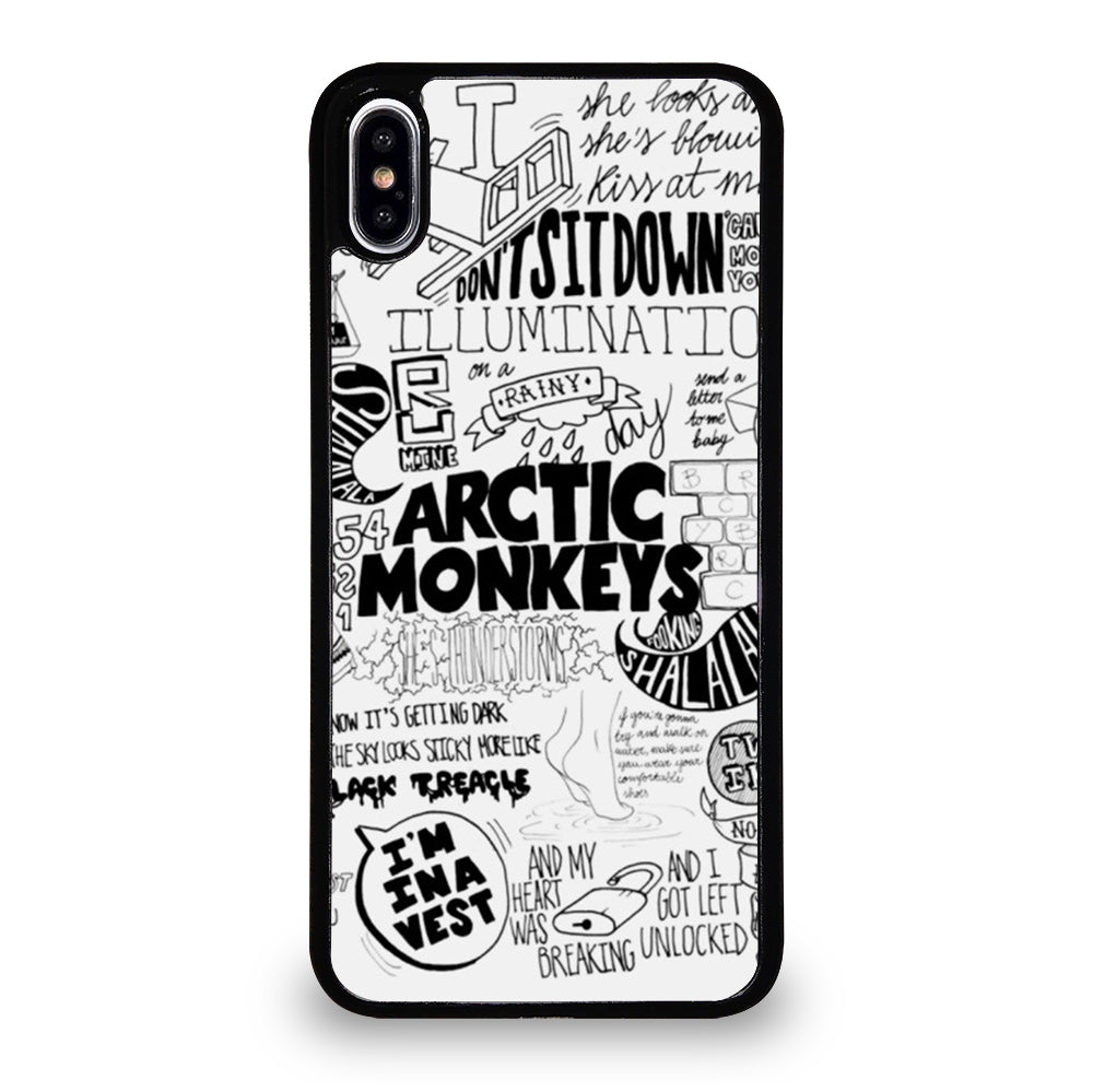 ARCTIC MONKEYS BAND LYRIC iPhone XS Max Case Cover