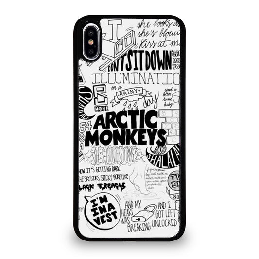 ARCTIC MONKEYS BAND LYRIC iPhone XS Max Case Cover