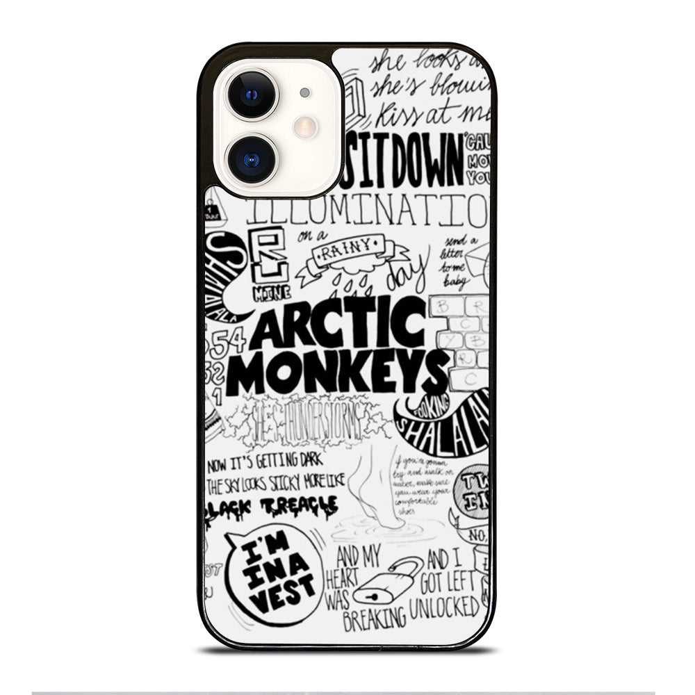 ARCTIC MONKEYS BAND LYRIC iPhone 12 Case Cover