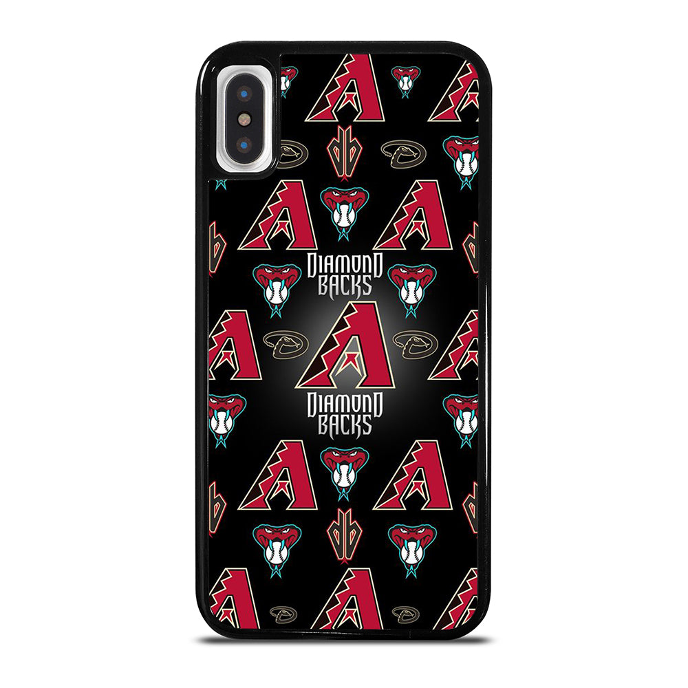ARIZONA DIAMONDBACKS PATTERN LOGO iPhone X / XS Case Cover