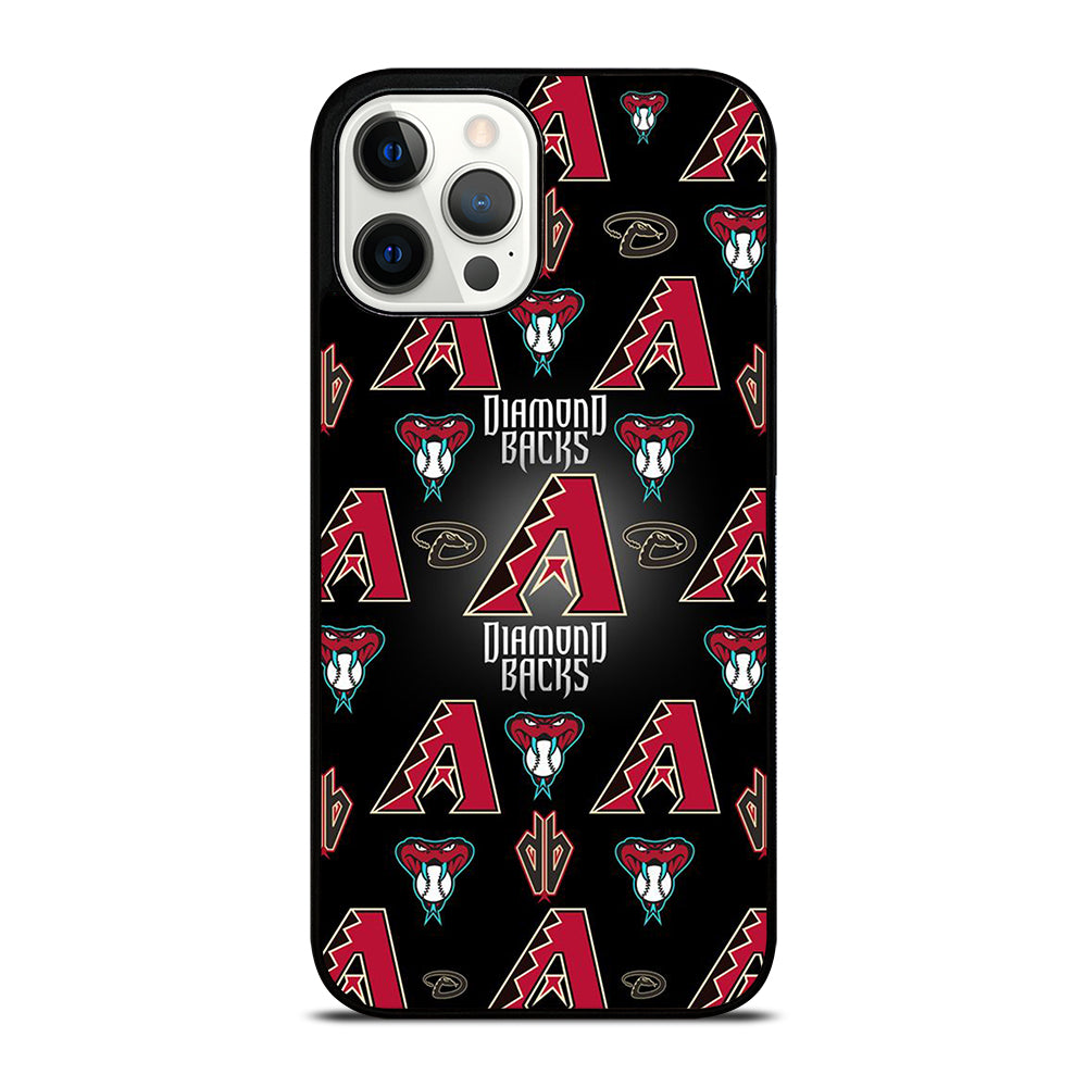 ARIZONA DIAMONDBACKS PATTERN LOGO iPhone 12 Pro Max Case Cover