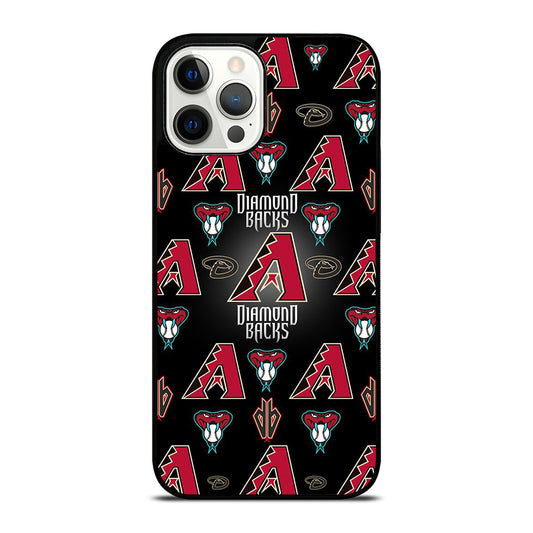 ARIZONA DIAMONDBACKS PATTERN LOGO iPhone 12 Pro Max Case Cover