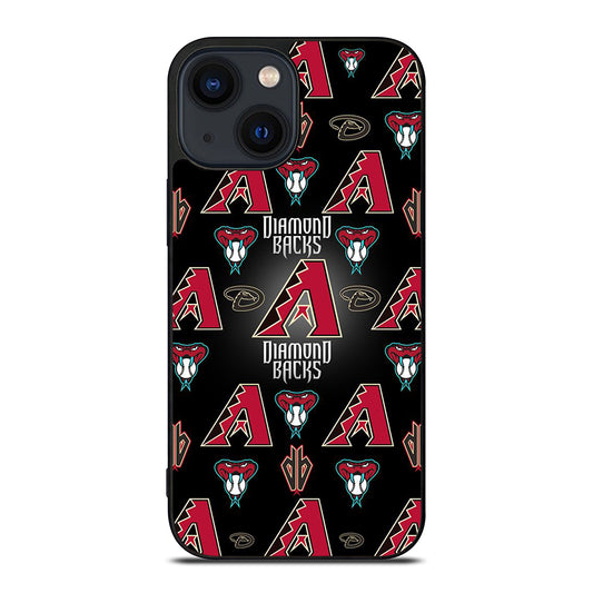 ARIZONA DIAMONDBACKS PATTERN LOGO iPhone 14 Plus Case Cover