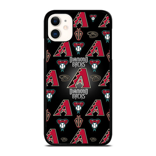 ARIZONA DIAMONDBACKS PATTERN LOGO iPhone 11 Case Cover