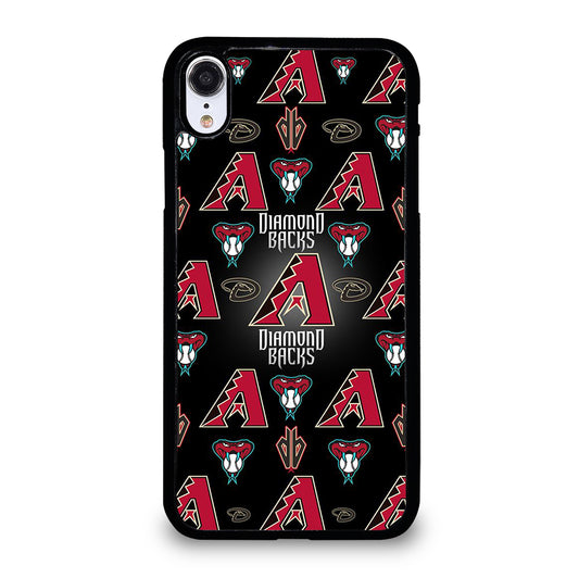 ARIZONA DIAMONDBACKS PATTERN LOGO iPhone XR Case Cover