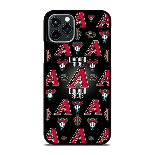 ARIZONA DIAMONDBACKS PATTERN LOGO iPhone 11 Pro Case Cover