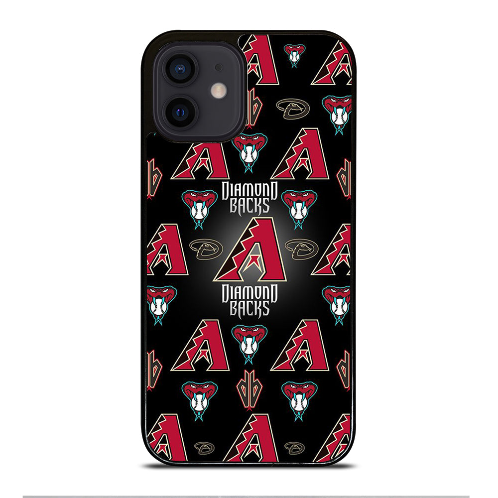 ARIZONA DIAMONDBACKS PATTERN LOGO iPhone 12 Mini Case Cover