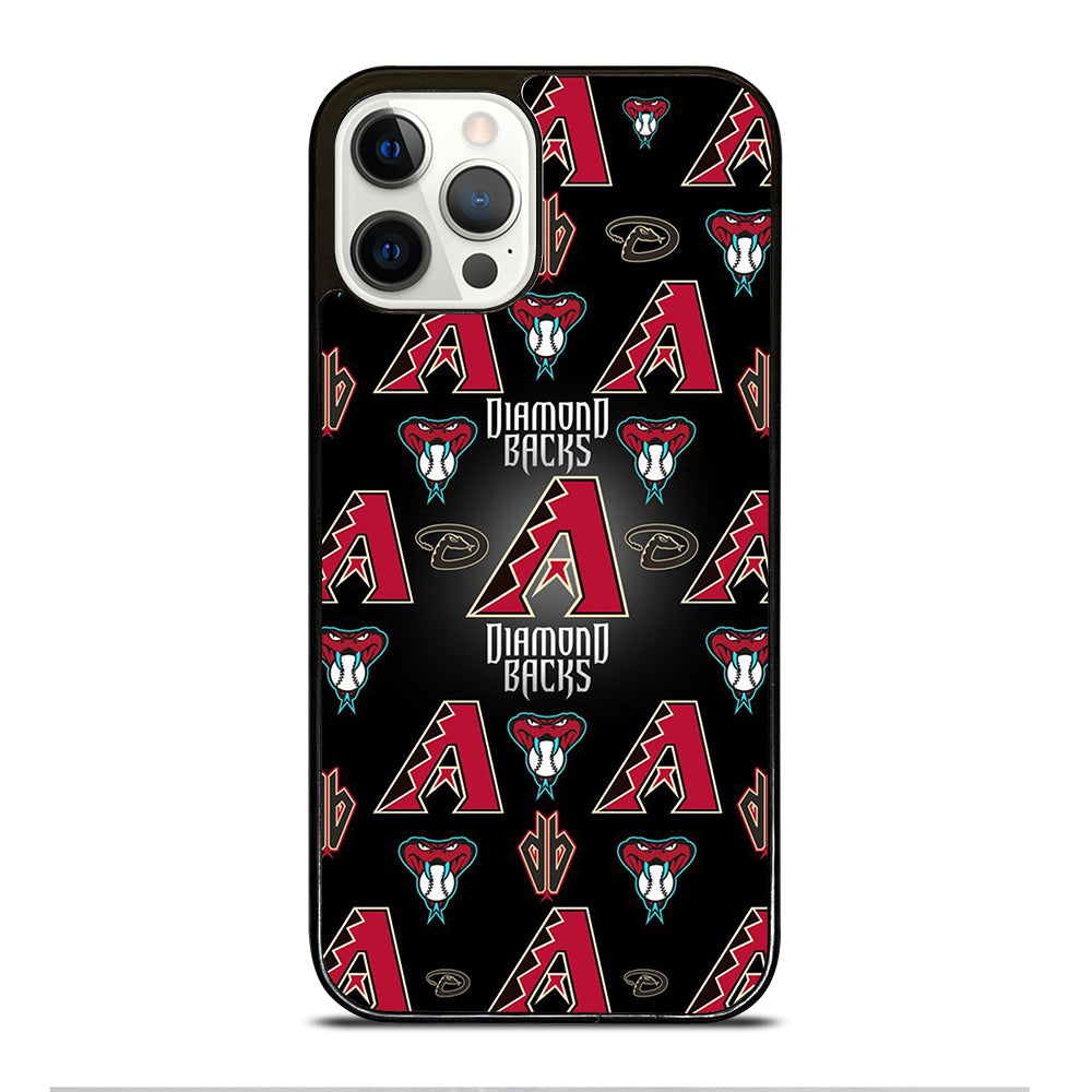 ARIZONA DIAMONDBACKS PATTERN LOGO iPhone 12 Pro Case Cover