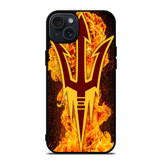 ARIZONA STATE SUN DEVILS ICON iPhone 15 Plus Case Cover