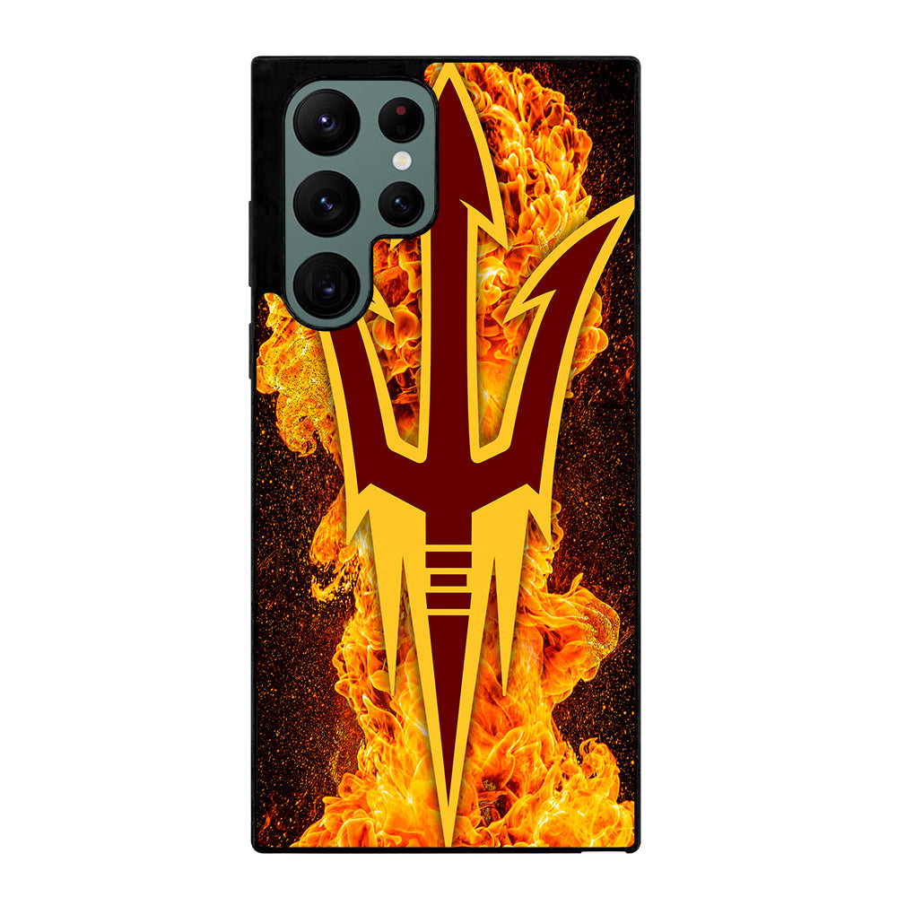 ARIZONA STATE SUN DEVILS ICON Samsung Galaxy S22 Ultra Case Cover