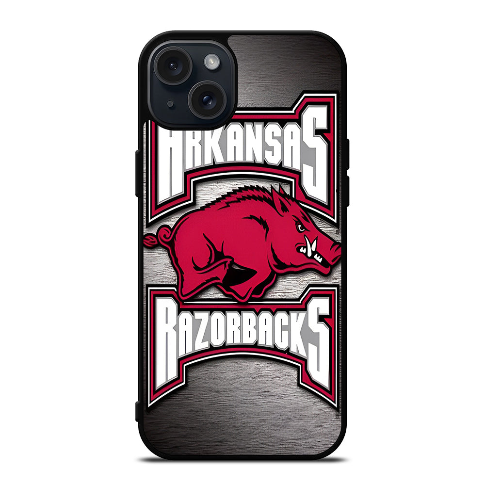 ARKANSAS RAZORBACKS ICON 2 iPhone 15 Plus Case Cover