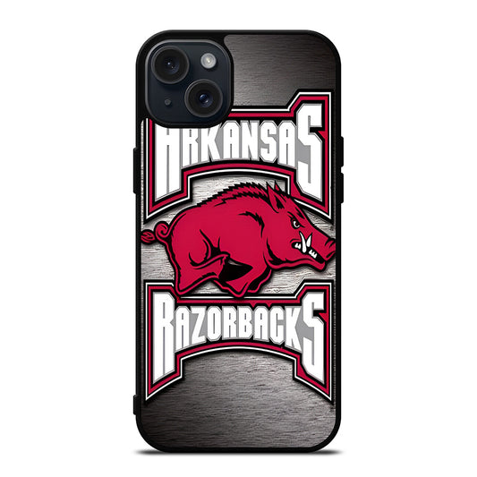 ARKANSAS RAZORBACKS ICON 2 iPhone 15 Plus Case Cover