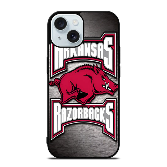 ARKANSAS RAZORBACKS ICON 2 iPhone 15 Case Cover