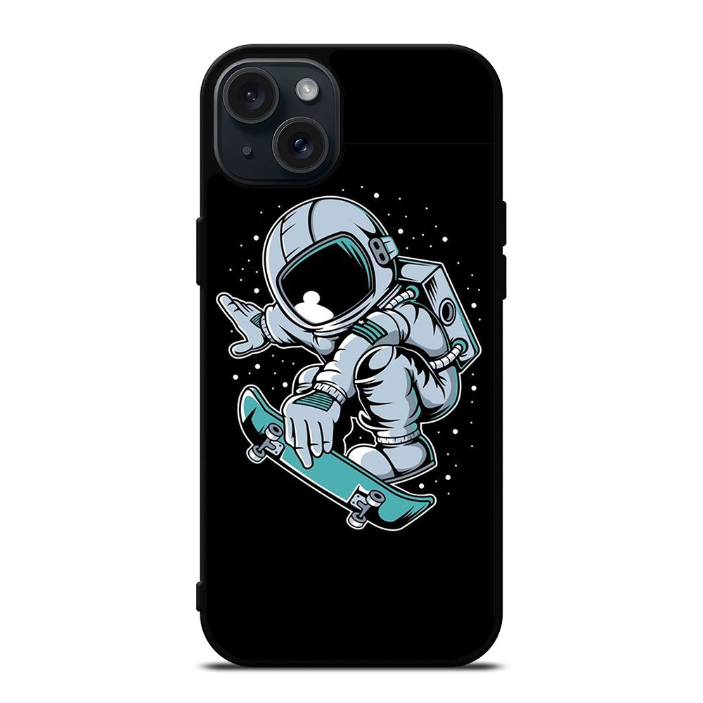 ASTRONAUT SKATEBOARDER ART iPhone 15 Plus Case Cover